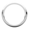 10k White Gold 2mm Comfort Fit Band, Size 5.5