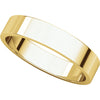 10k Yellow Gold 4mm Flat Band, Size 4