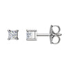 14k White Gold 1/2 ctw. Diamond Earrings