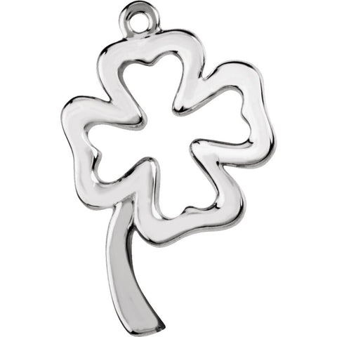 Sterling Silver Petite Clover Dangle