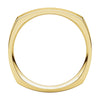 14k Yellow Gold 4mm Square Comfort Fit Band, Size 5