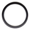 Black Titanium 6mm Flat Polished Band Size 6.5