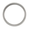 Titanium 8mm Domed Polished Band Size 10