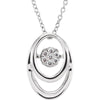 Sterling Silver 1/10 ctw. Diamond 18-inch Mystara« Necklace