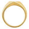 14k Yellow Gold Men's Signet Ring, Size 10