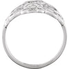 Filigree Ring in 14k White Gold ( Size 6 )