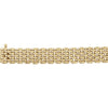 14k Yellow Gold 10.25mm Panther 17" Chain