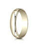 Benchmark-14K-Yellow-Gold-5mm-Slightly-Domed-Traditional-Oval-Wedding-Band-Ring-with-Milgrain--Size-4--35014KY04