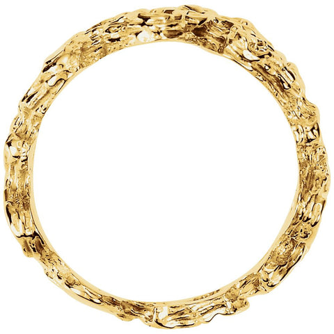 10k Yellow Gold Freeform Ring, Size 6