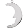 Petite Half Moon Dangle in Sterling Silver