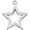 Petite Star Dangle in 14k White Gold