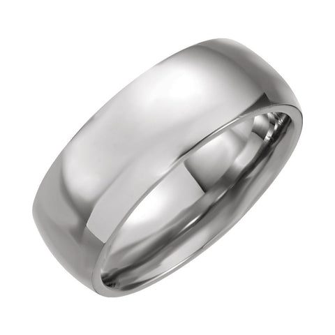 Stainless Steel 6mm Ring Size 8.5