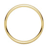 14k Yellow Gold 6mm Light Comfort Fit Milgrain Band , Size 9