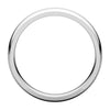 10k White Gold 4mm Light Comfort Fit Band, Size 6.5