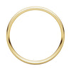 14k Yellow Gold 4mm Light Comfort Fit Milgrain Band , Size 7.5