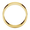 14k Yellow Gold 8mm Flat Band, Size 4