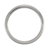 Titanium 3mm Domed Polished Band Size 8