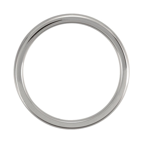 Titanium 3mm Domed Polished Band Size 12