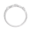 10k White Gold 1/4 CTW Diamond Band, Size 7