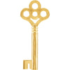 14k Yellow Gold Key Charm