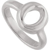 Fashion Ring in Sterling Silver ( Size 7 )