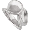 Fashion Ring in Sterling Silver ( Size 7 )