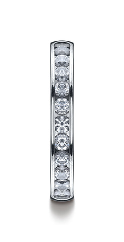 Benchmark-Platinum-3mm-High-Polished-Channel-Set-12-Stone-Diamond-Wedding-Band-Ring--.48Ct.--Size-4.5--513524PT04.5