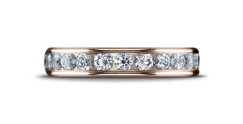 Benchmark-14K-Rose-Gold-4mm-High-Polished-Channel-Set-12-Stone-Diamond-Wedding-Ring--.72Ct.--Size-4.25--51451014KR04.25