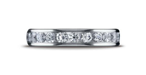 Benchmark-Platinum-4mm-High-Polished-Channel-Set-12-Stone-Diamond-Wedding-Band-Ring--.72Ct.--Size-4.25--514510PT04.25