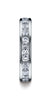 Benchmark-Platinum-4mm-High-Polished-Channel-Set-12-Stone-Diamond-Wedding-Band-Ring--.72Ct.--Size-4.5--514510PT04.5