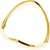 14k Yellow Gold V Shaped African Band, Size 6