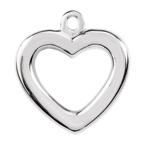 Sterling Silver Petite Heart Dangle