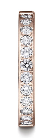 Benchmark-14K-Rose-Gold-3mm-High-Polish-Pave-set-12-Stone-Diamond-Wedding-Band-Ring--.48Ct.--Size-4.5--523726HF14KR04.5