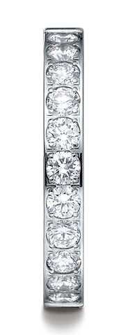 Benchmark-14K-White-Gold-3mm-High-Polish-Pave-set-11-Stone-Diamond-Wedding-Band-Ring--.66Ct.--Size-4.5--523727HF14KW04.5