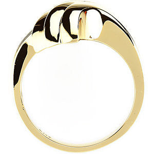 14k Yellow Gold Fashion Ring, Size 6