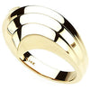 14k Yellow Gold Fashion Ring, Size 6