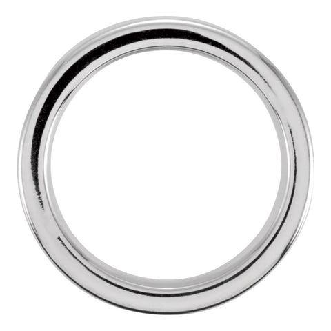 Cobalt 6mm Flat Band Size 13