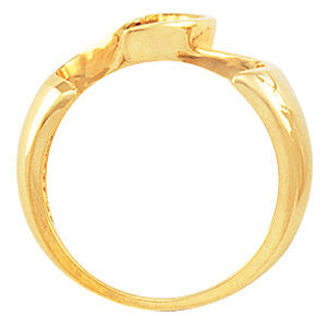 14k Yellow Gold Freeform Ring, Size 6