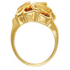 14k Yellow Gold Freeform Ring, Size 6