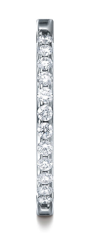 Benchmark-14K-White-Gold-2mm-High-Polish-Shared-Prong-12-Stone-Diamond-Wedding-Band--.24Ct.--Size-4.5--55262114KW04.5