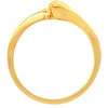 14k Yellow Gold Freeform Ring, Size 6