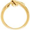 14k Yellow Gold Freeform Ring, Size 7