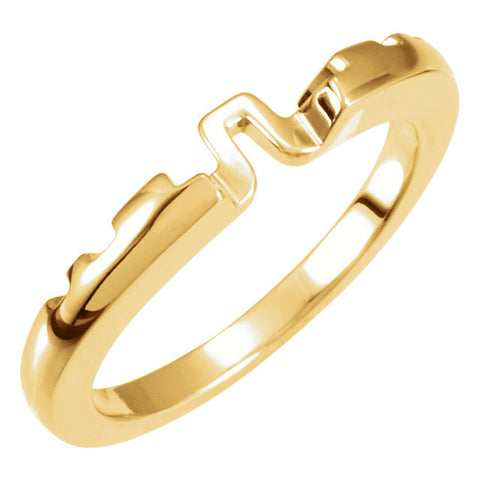 14k Yellow Gold Band, Size 6