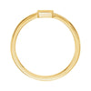 14k Yellow Gold Signet Ring, Size 7