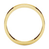 14k Yellow Gold 5mm Flat Band, Size 4