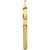 14k Yellow Gold Petite Key Dangle