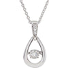 14K White Gold 0.07 CTW Diamond 18-Inch Necklace