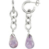 Missoma Gemstone Drop Earrings in Sterling Silver