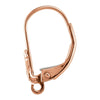 14k Rose Gold Lever Back Earring with Open Ring (One only, not a pair)