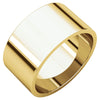 10.00 mm Flat Band in 14K Yellow Gold ( Size 5.5 )